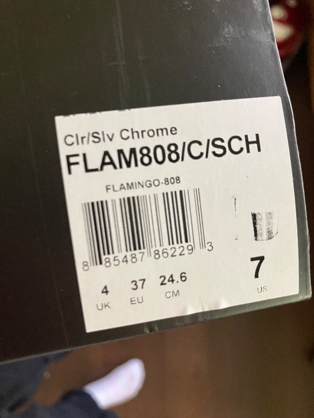 CHROME PLEASER  Flamingo-808 8" SIZE 7 NWT Dance Heels - Picture 7 of 7
